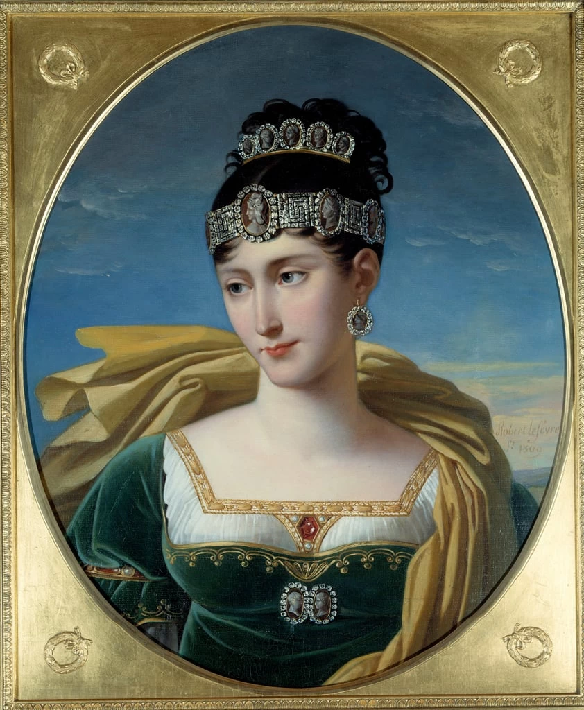 Ritratto di Paolina Bonaparte, principessa Borghese, sorella di Napoleone - Musee National du Chateau de Malmaison, Rueil, Malmaison